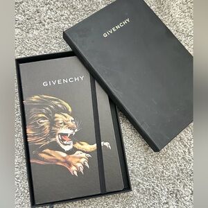 Givenchy Black and Gold Lion Notebook